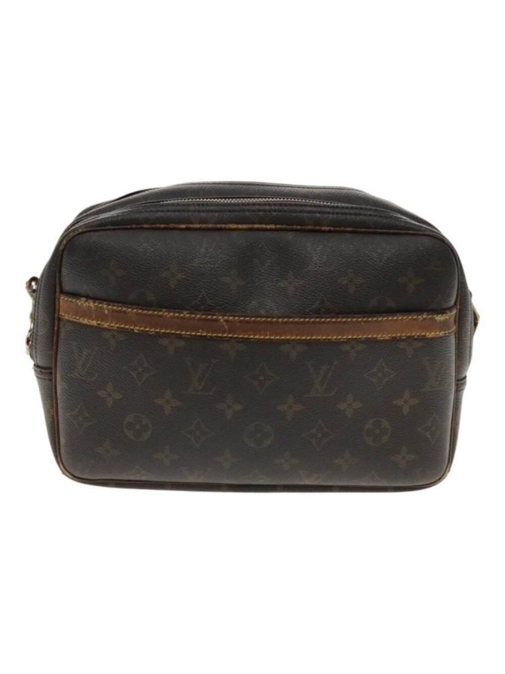 Authentic LOUIS VUITTON Monogram Reporter PM Shoulder Bag M45254 LV - Picture 5 of 16